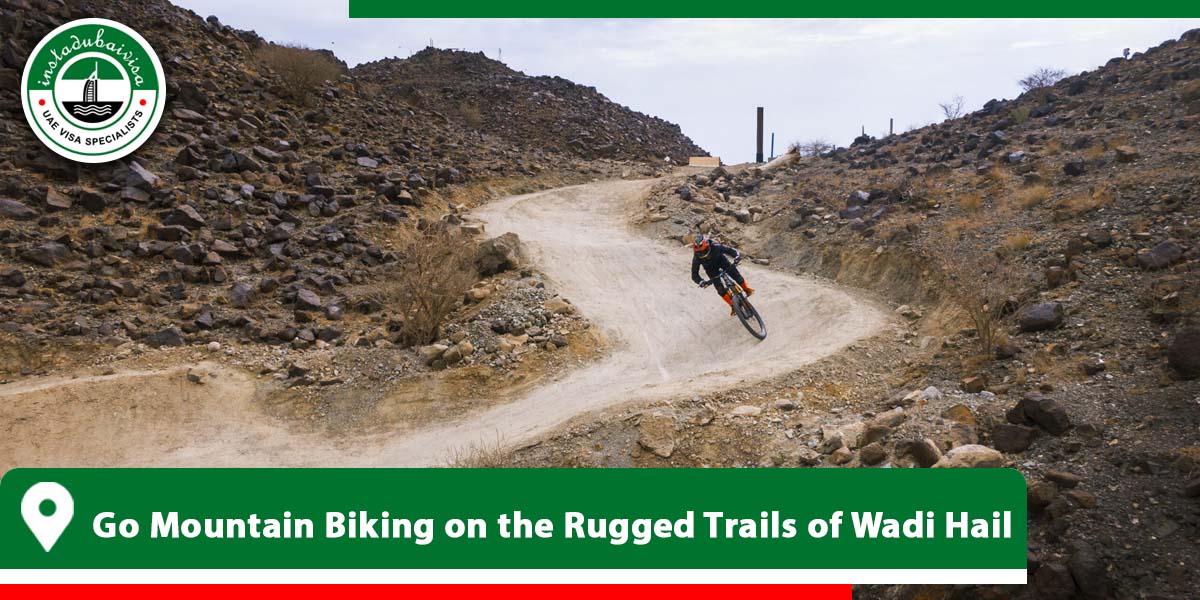 go mountain biking on the rugged trails of wadi hail from instadubaivisa