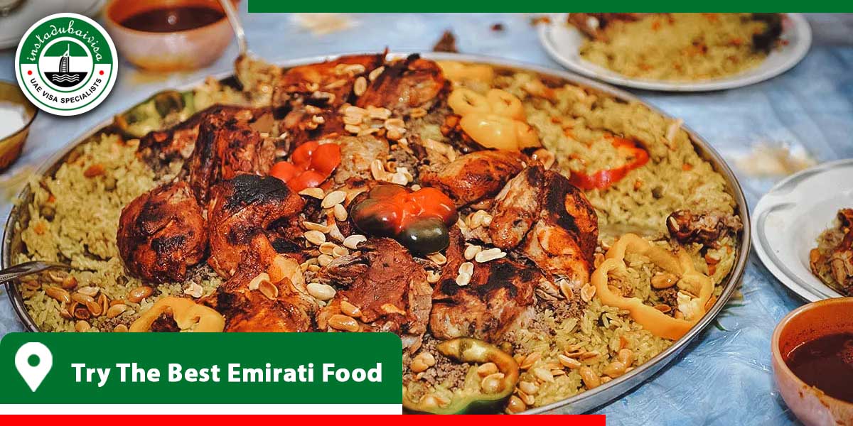 try the best emirati food from instadubaivisa