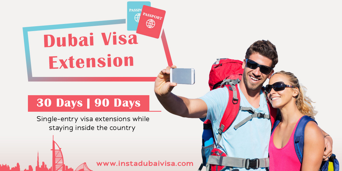 visit visa extension charges in dubai